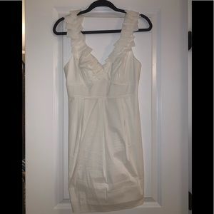 BCBG white dress
